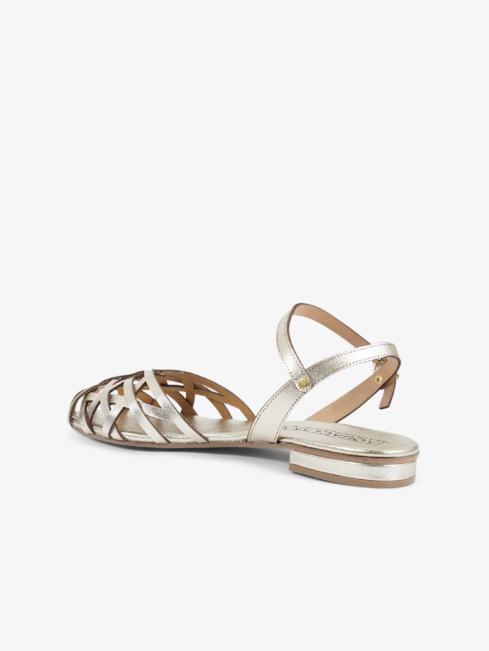 AQUACLARA Sandali bassi ITACA-20 donna pelle oro Pezzi Unici