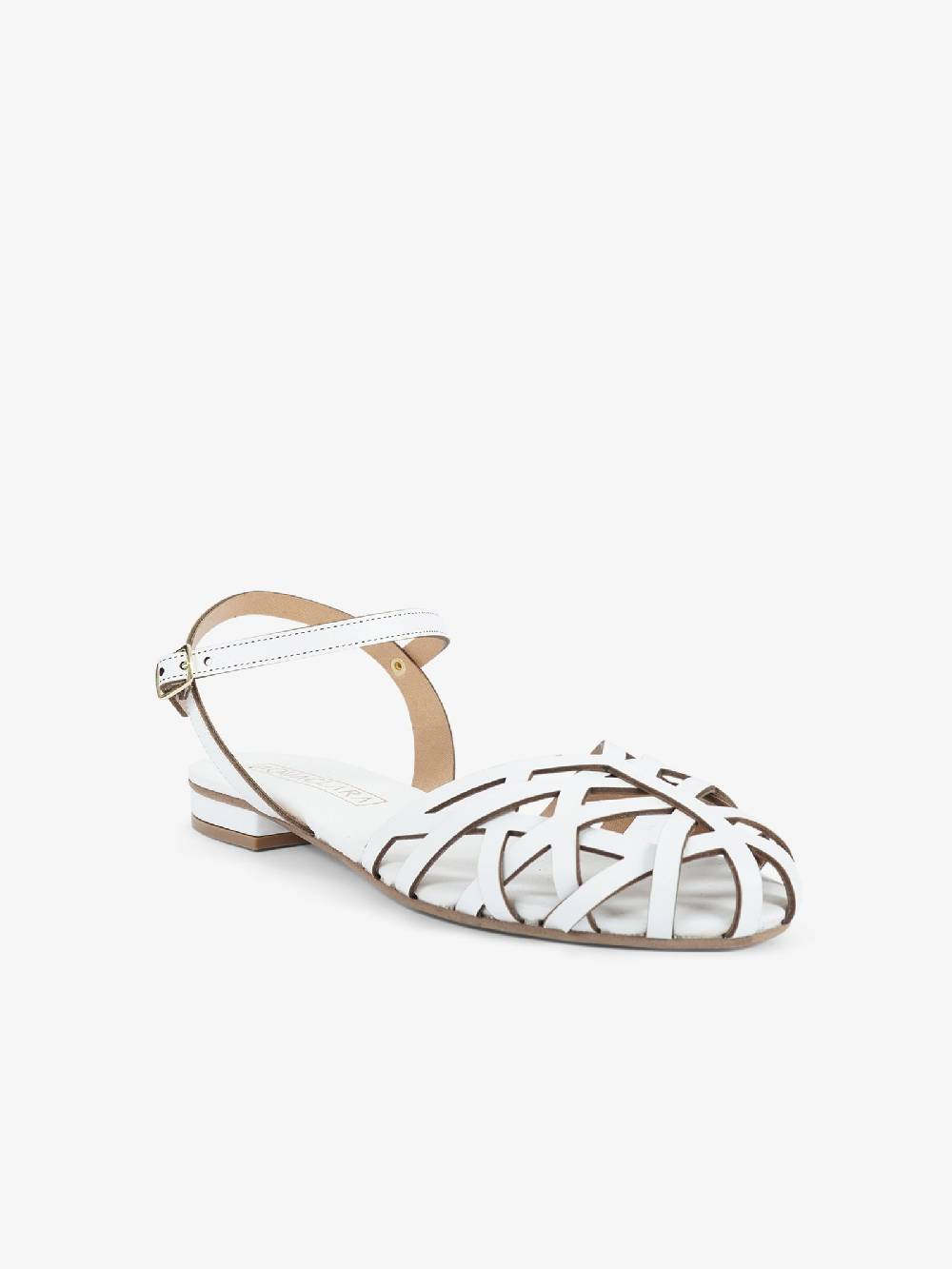 AQUACLARA Sandali bassi ITACA-20 donna pelle bianco Qualità Garantita