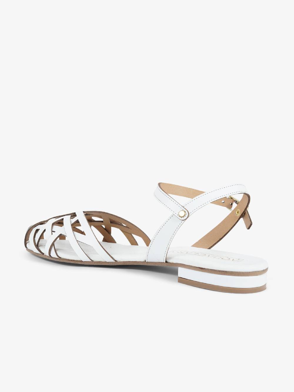 AQUACLARA Sandali bassi ITACA-20 donna pelle bianco Qualità Garantita
