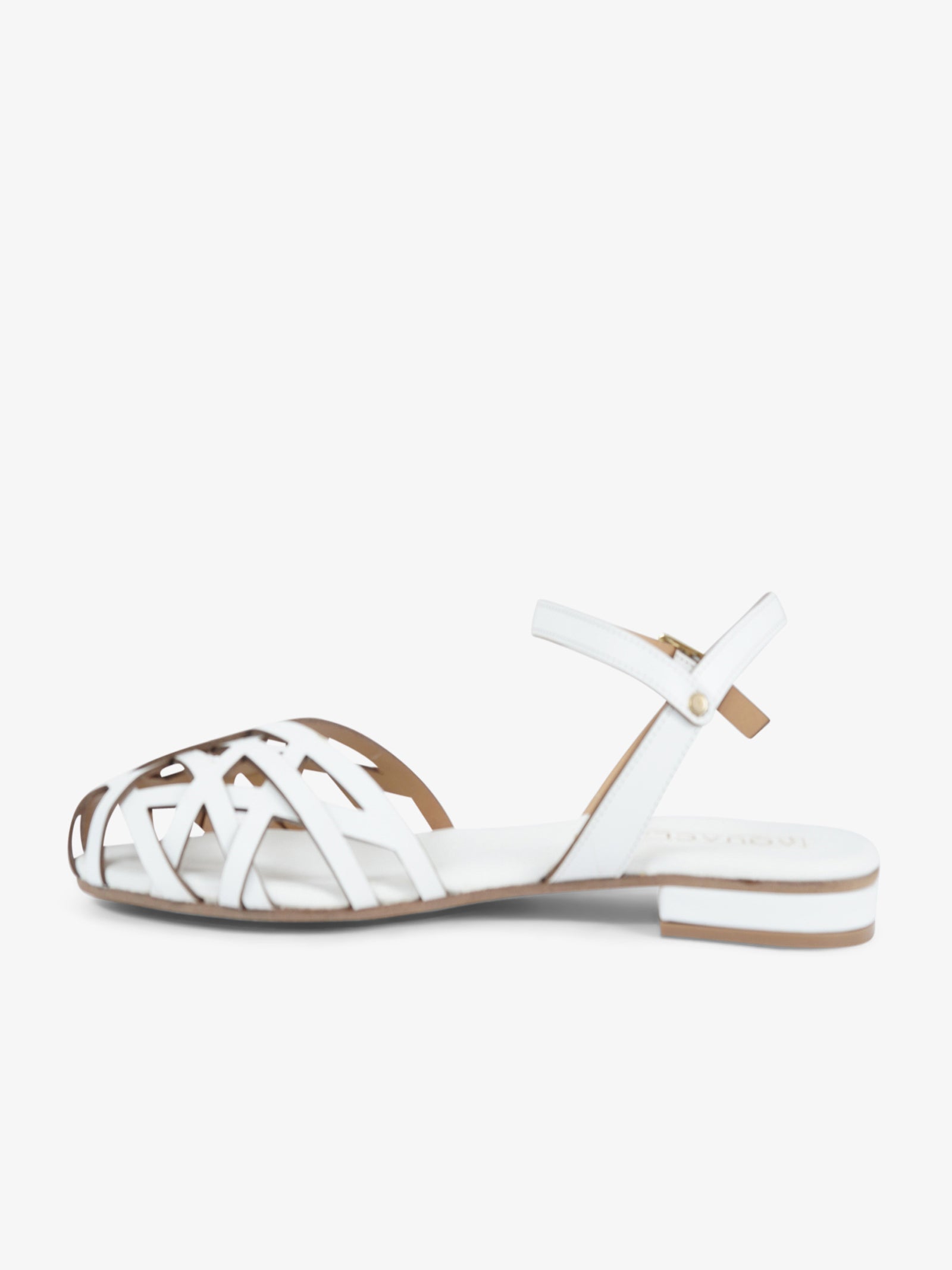 AQUACLARA Sandali bassi ITACA-20 donna pelle bianco Qualità Garantita