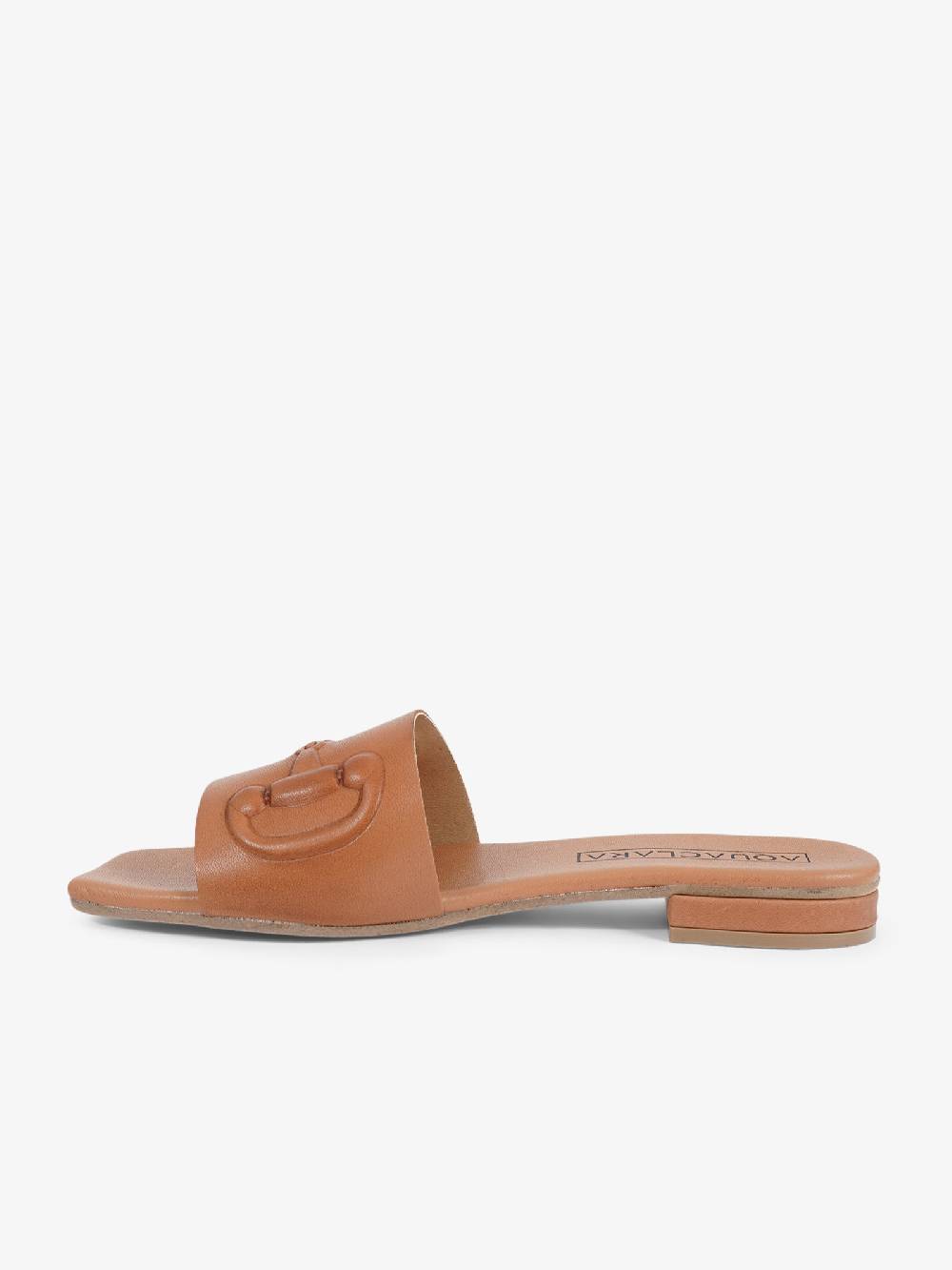 AQUACLARA Sandali bassi FIRENZE-20 donna pelle marrone 2025