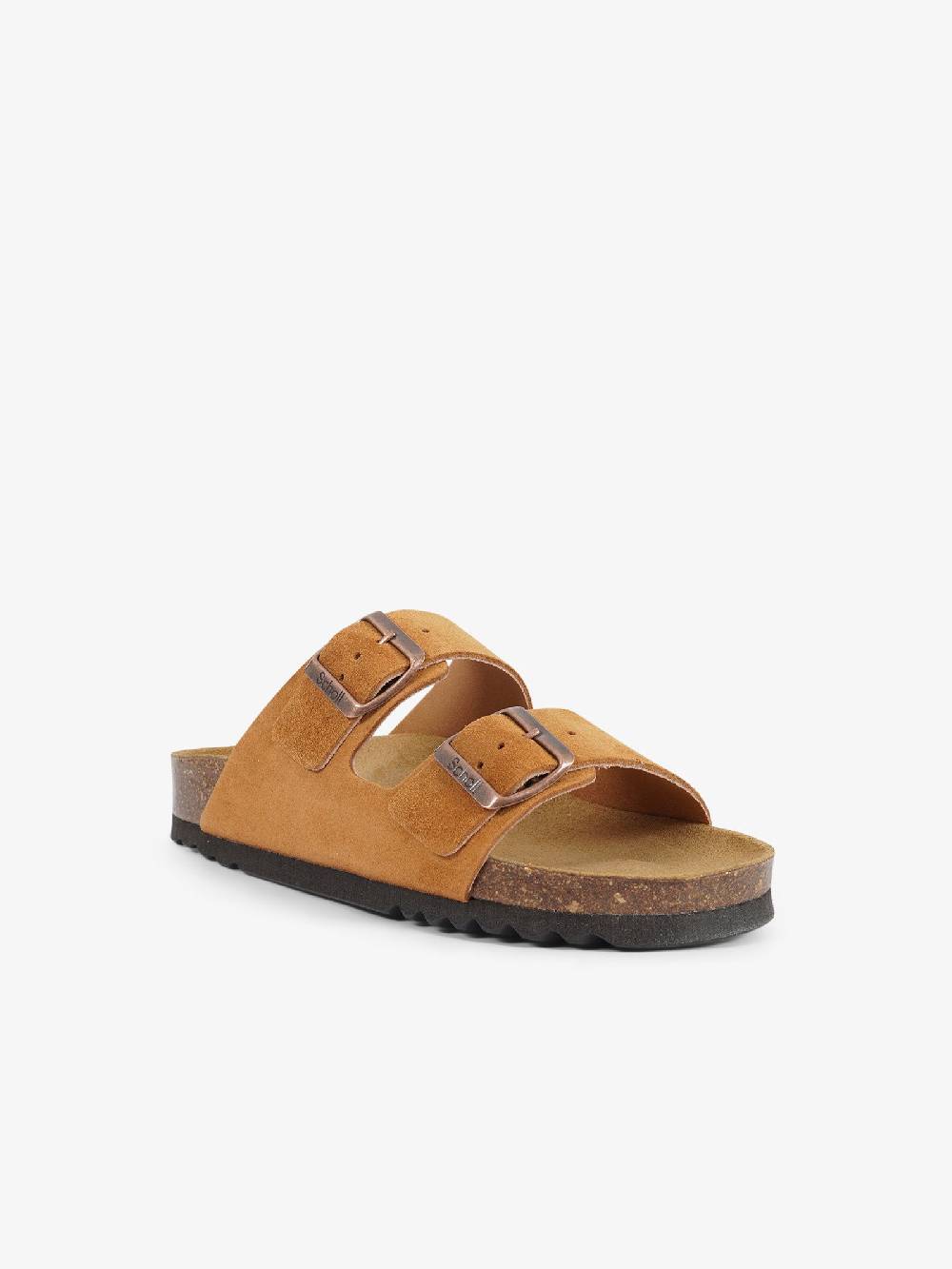 SCHOLL Ciabatte Josephine SL.F300501011 donna camoscio marrone Prezzo Ridotto