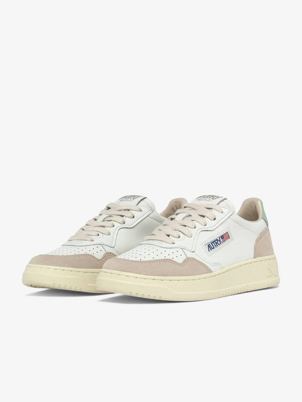 AUTRY Sneakers Medalist Low AULW donna pelle bianco Presa