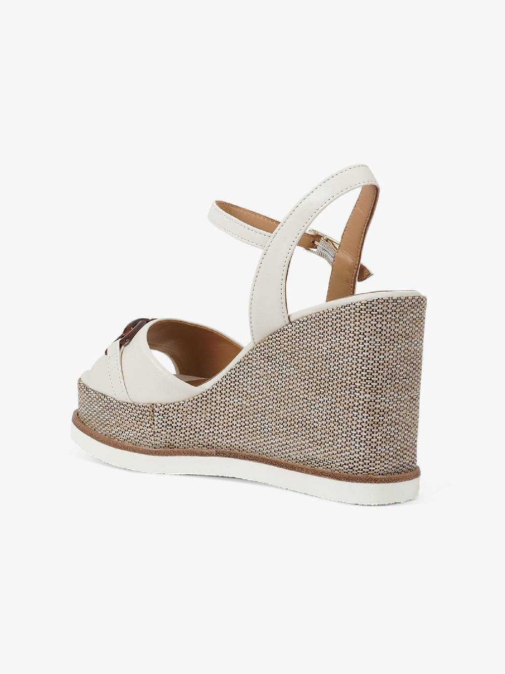 SORELLI Sandali con zeppa Vale 2165/VALE/XLG donna pelle panna Offerte