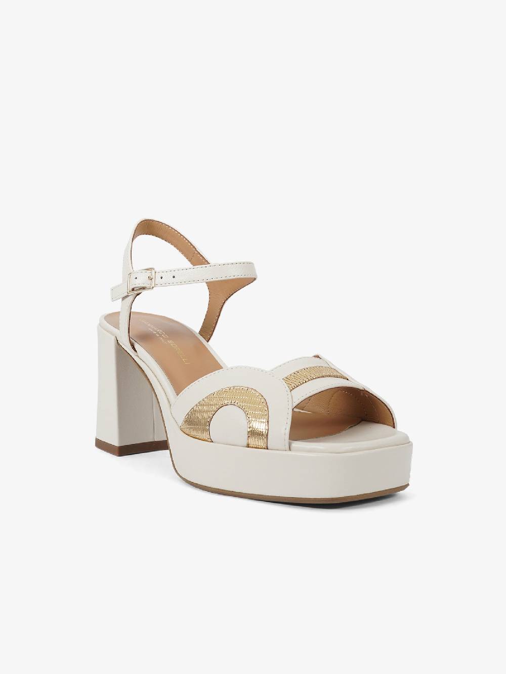SORELLI Sandali con plateau Livia 2067/LIVIA donna pelle panna Vendita Economica