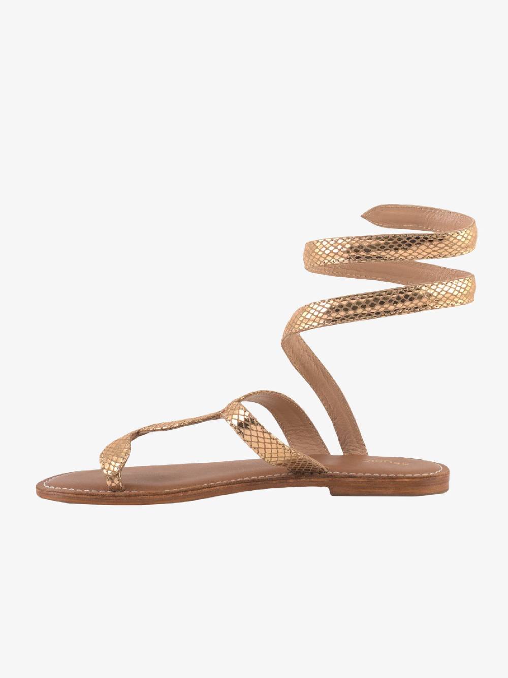 CB FUSION Sandali donna in pelle laminata rosa In Linea