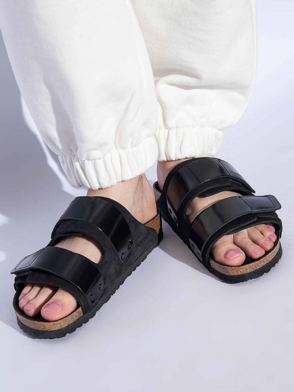 BIRKENSTOCK Ciabatte uji 1026570 donna pelle nero Qualità