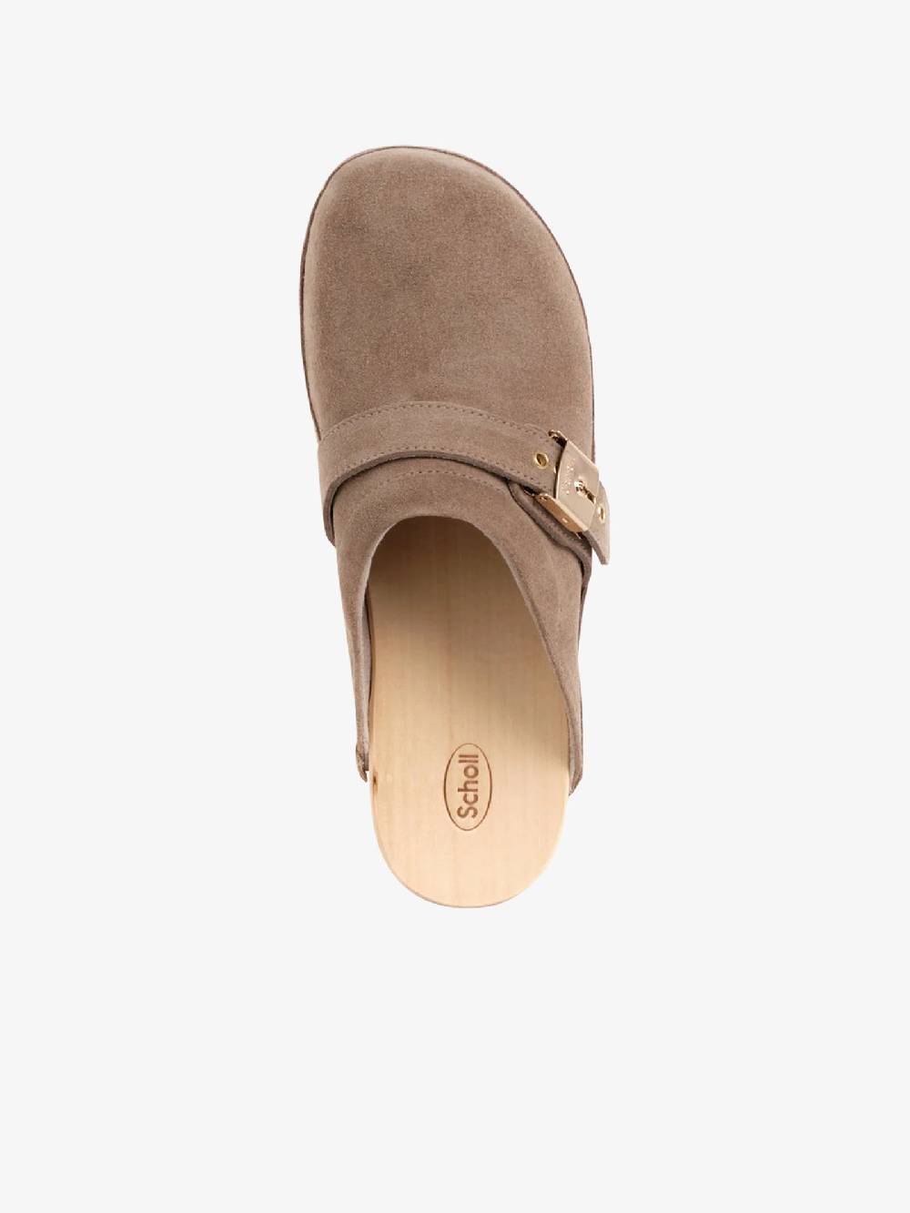 SCHOLL Sabot Pescura Clog 50 SL.F303571002 donna camoscio beige Pezzi Unici