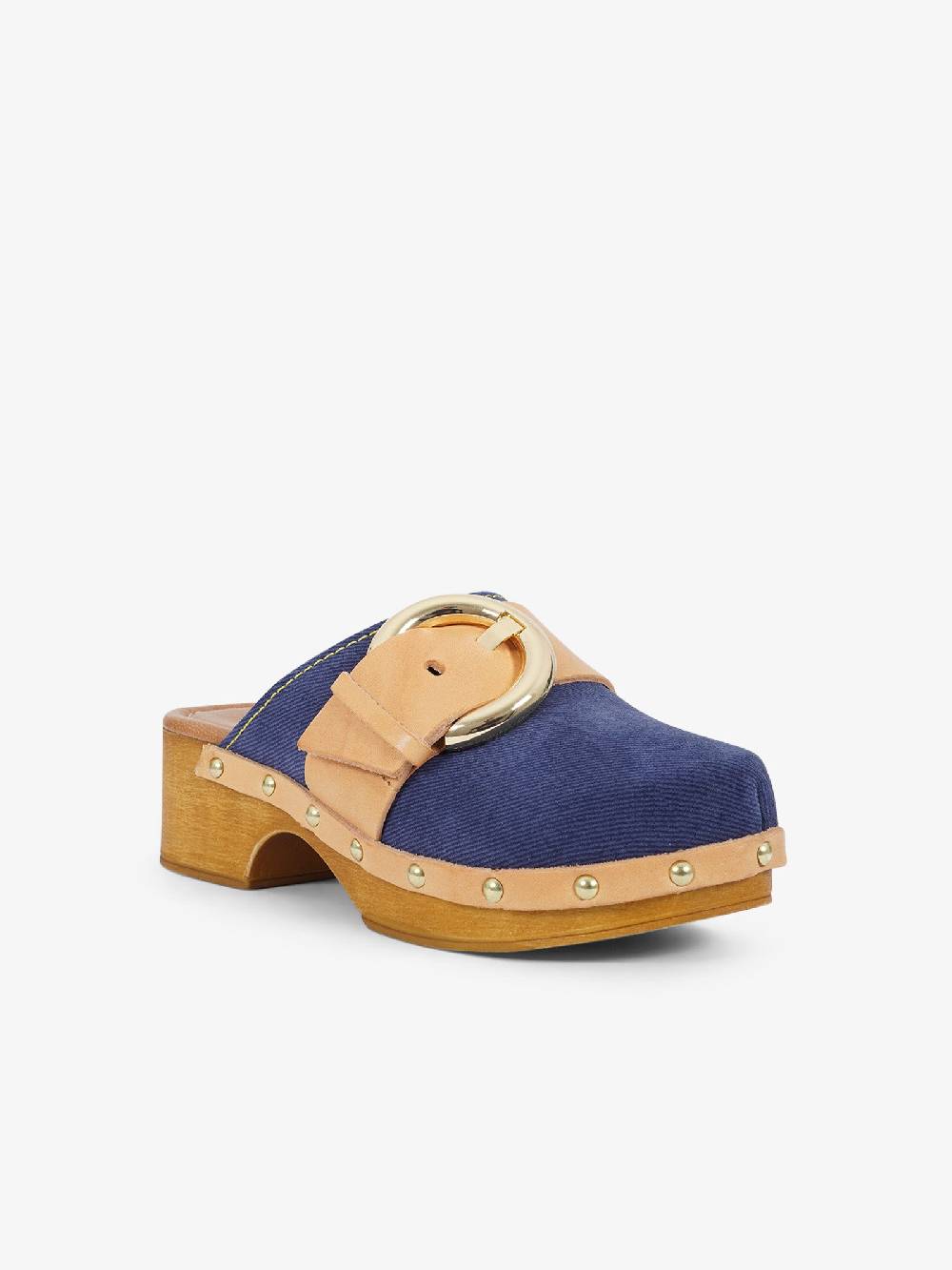 SANDRO ROSI Sabot Crosta Jeans 8840 donna pelle denim Qualità Garantita