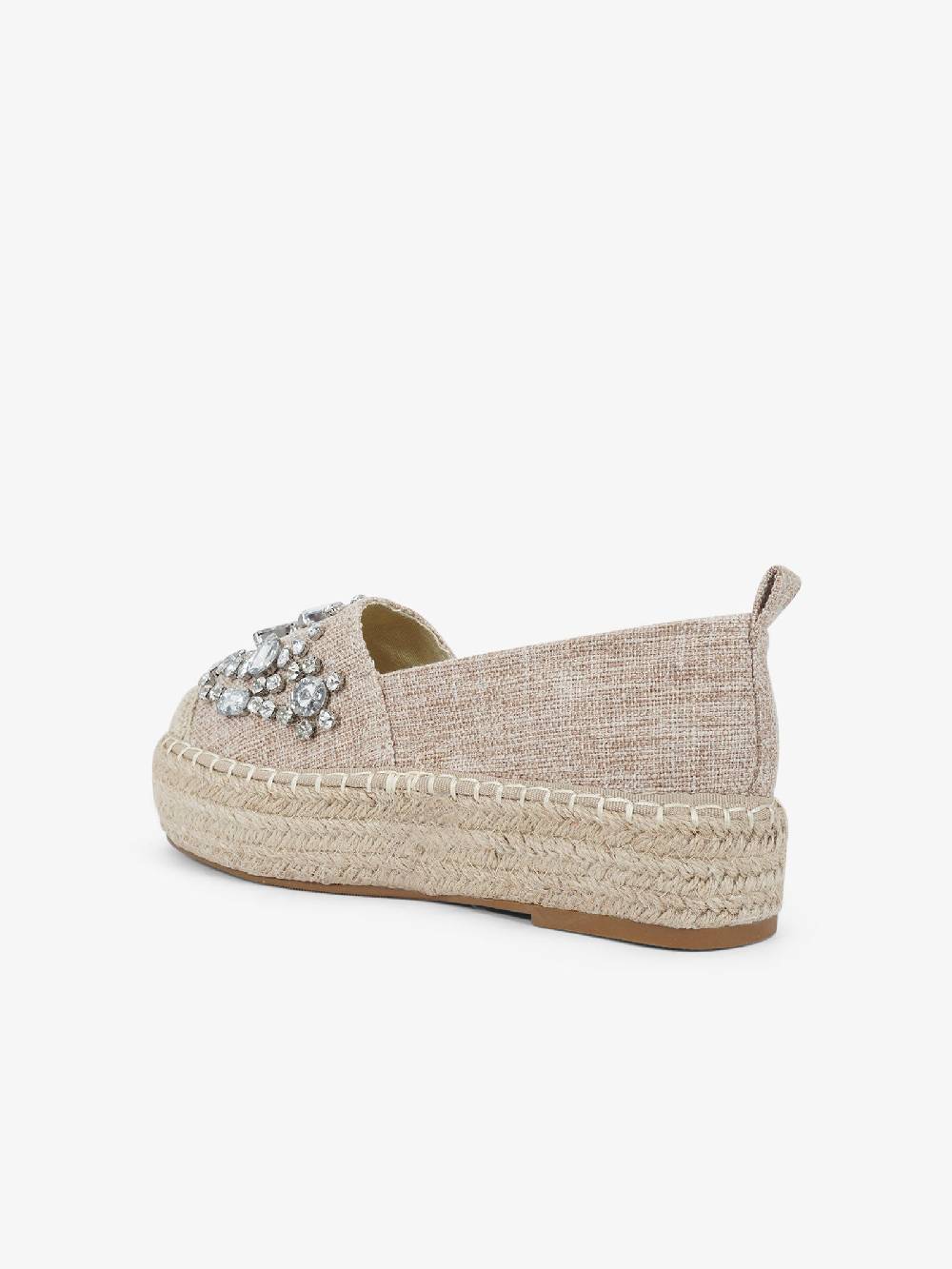 EXE' Espadrillas J2026A-L2 donna canvas beige Negozi Online