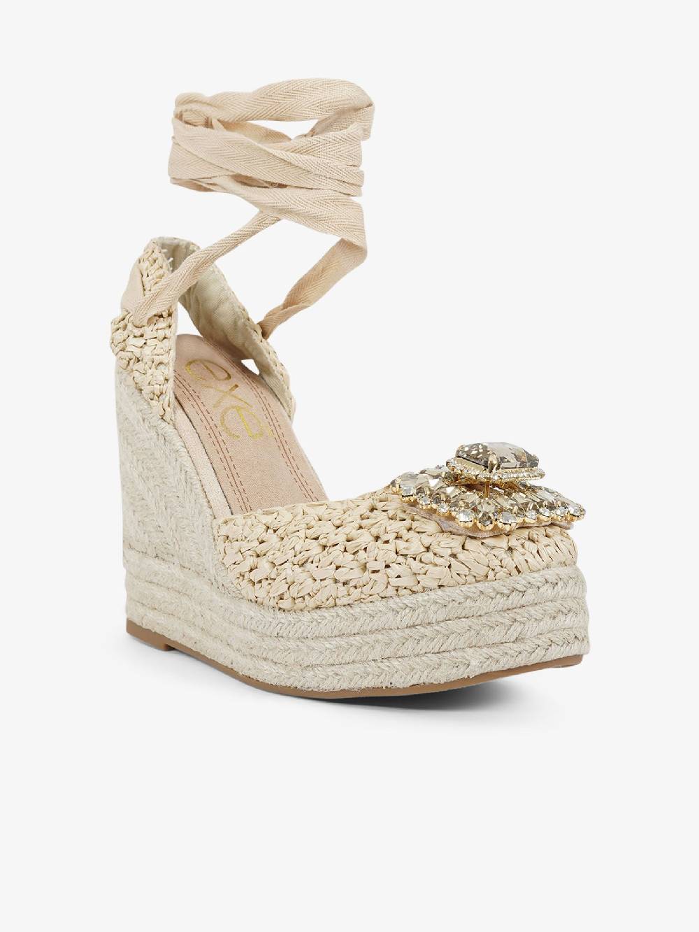 EXE' Espadrillas 23105-23 donna rafia beige Acquista Ora