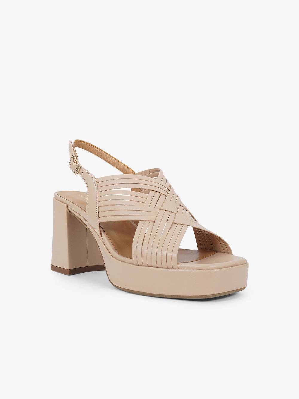 SORELLI Sandali con plateau 2229/LIVIA donna pelle beige Promozione Limitata