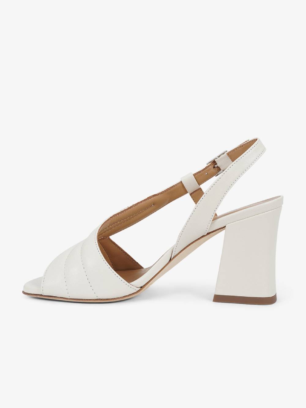 SORELLI Sandali con tacco 2169/ALBA donna pelle panna Fino Al -60%
