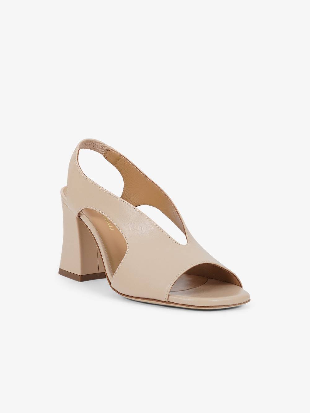 SORELLI Sandali con tacco 2164/ALBA donna pelle beige Shopping Online