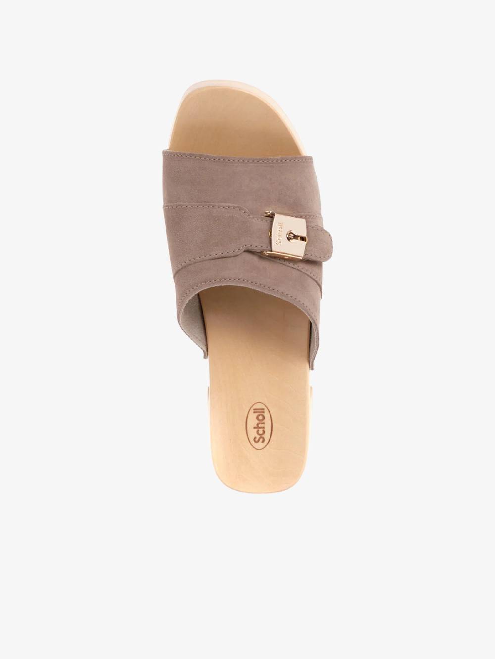 SCHOLL Sandali con plateau Pescura Sarah SL.F299811002 donna camoscio beige Prezzo Ridotto