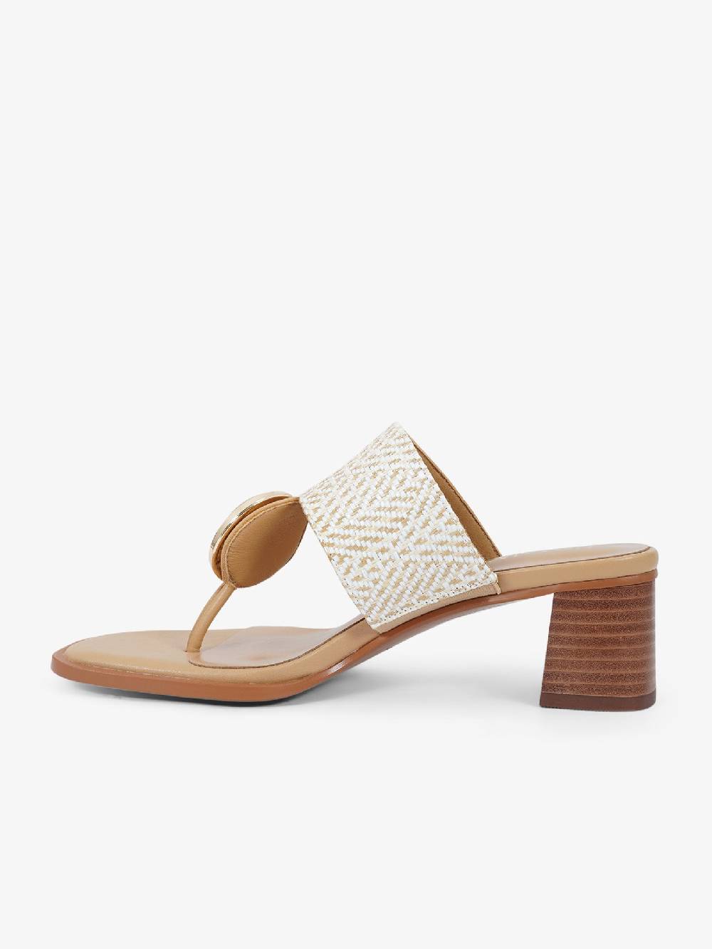 NOA HARMON Sandali con tacco Petra 9227 donna rafia bianco Convenienza