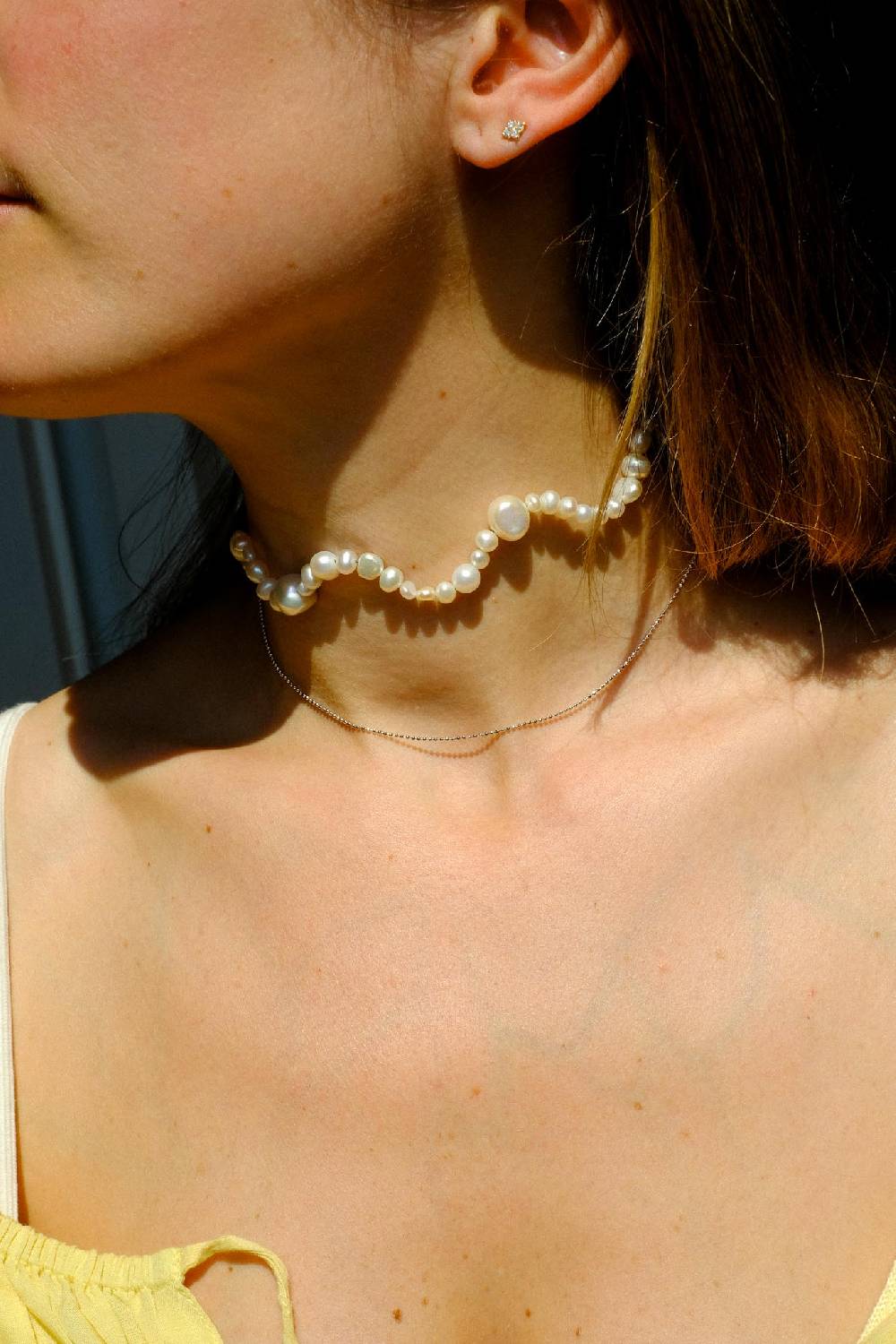 Lil Milan Nude Choker Nuovo