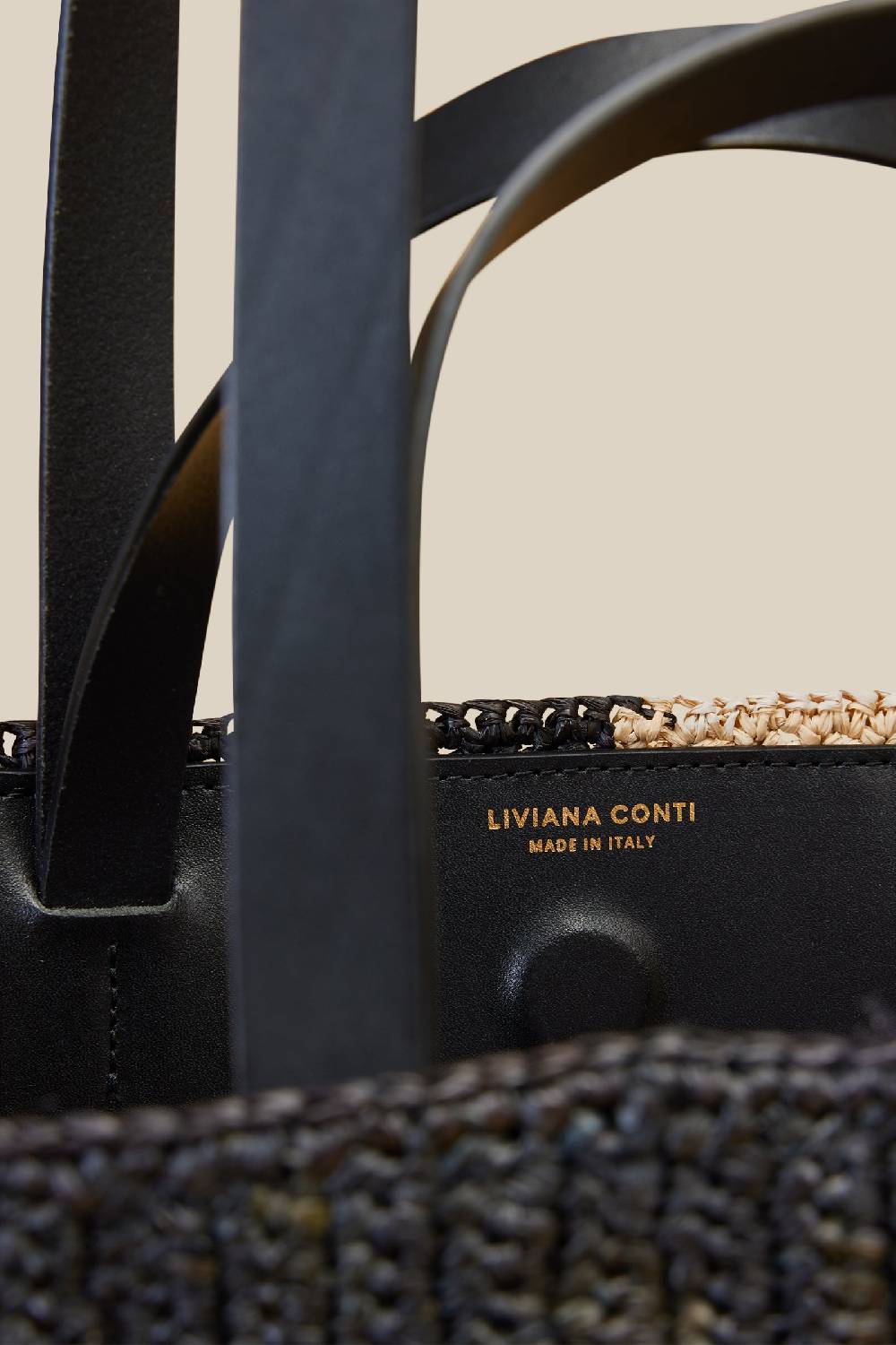Liviana Conti MAXI TOTE A RIGHE S4AA4SA84A15-Y.NR Economico