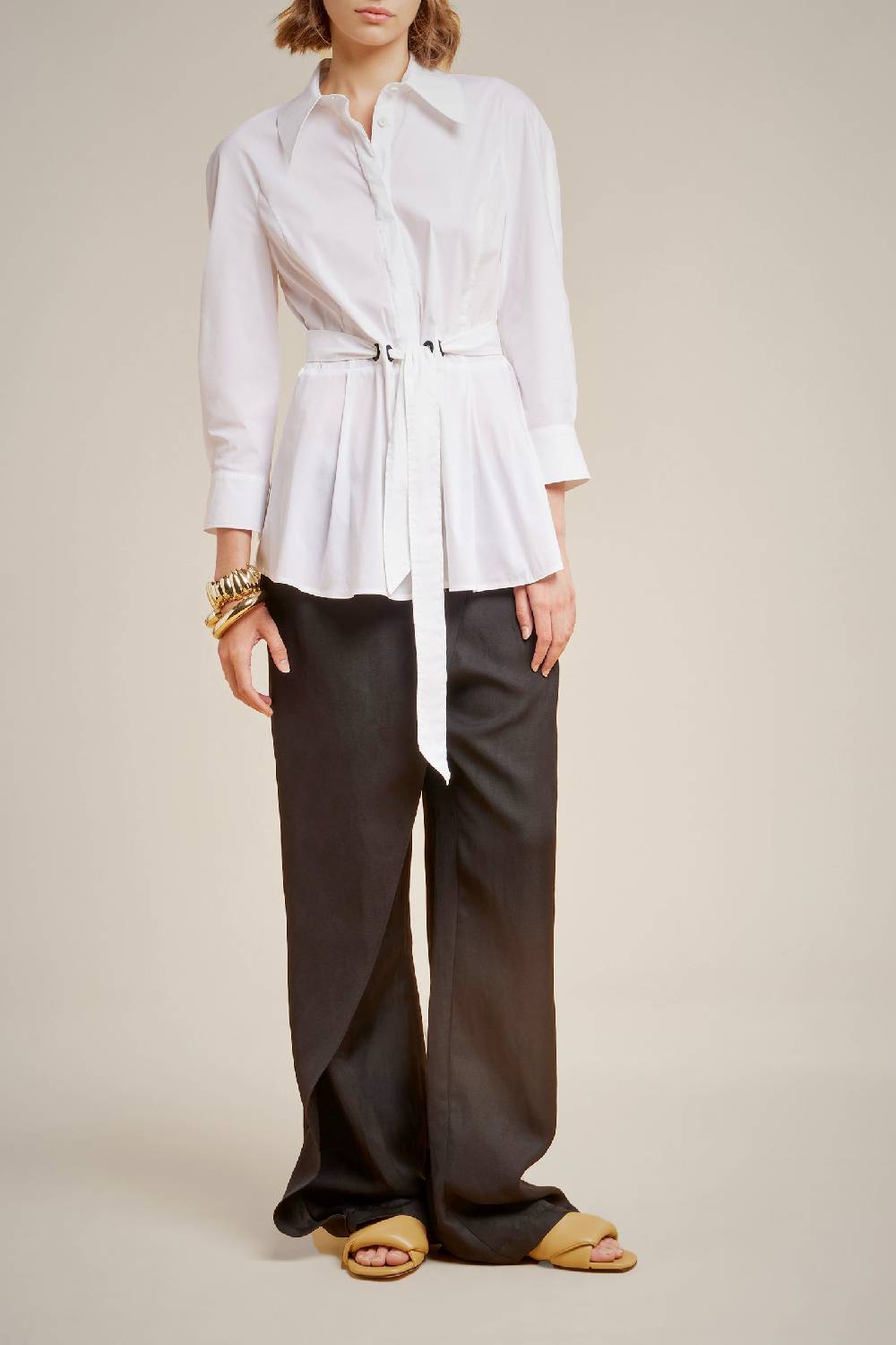 Liviana Conti CAMICIA CON FIOCCO S4LL4SK16A01-0.38 Soddisfazione Garantita