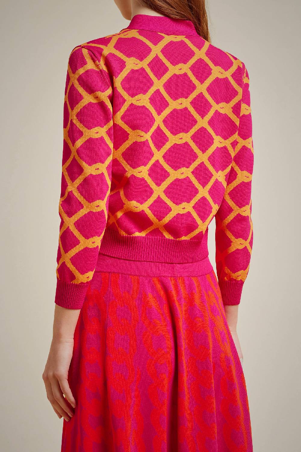 Liviana Conti CARDIGAN JACQUARD S4FF4SA48RETE1.XS 2025