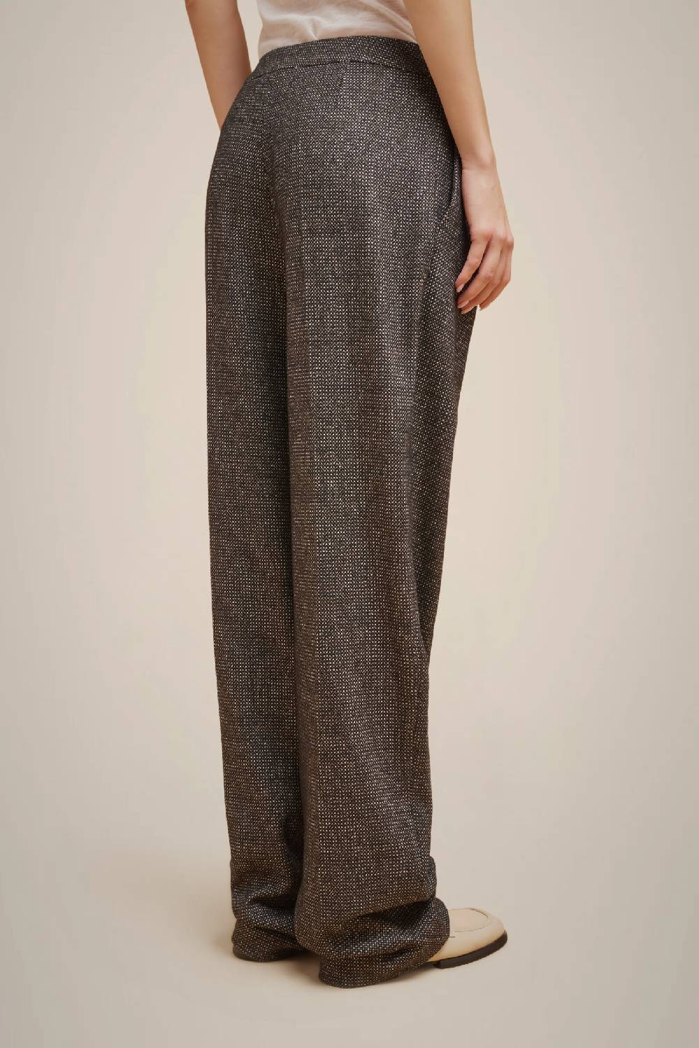 Liviana Conti PANTALONE PIEGHE PANNO CASHMERE W4FF4WL39SAL-3.38 Outlet