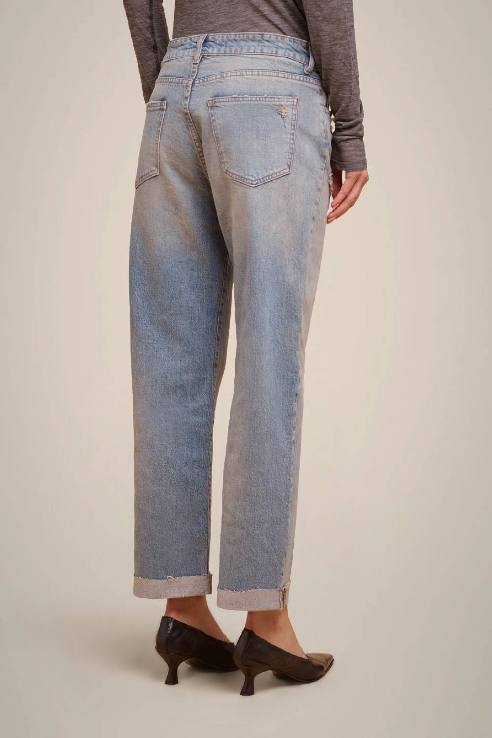 Liviana Conti JEANS BOY FIT W4FF4WY62Z77-0.26 Nuova
