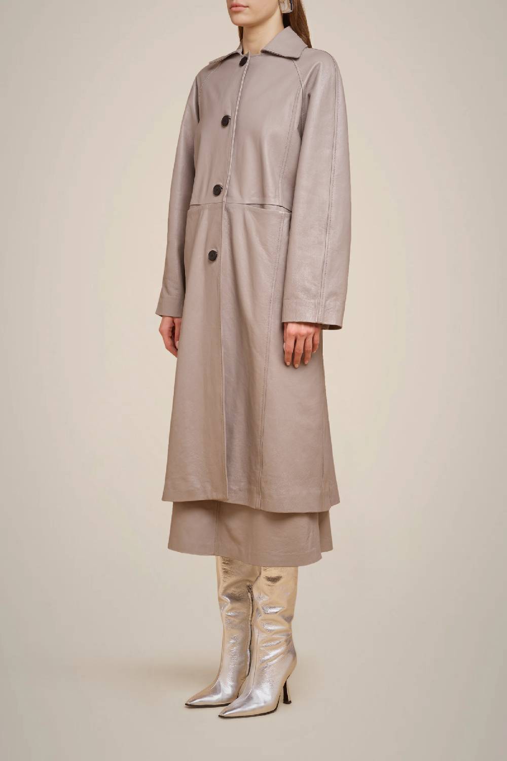 Liviana Conti TRENCH IN VERA PELLE W4FF4WX35X72-0.38 50% di sconto con spedizione gratuita