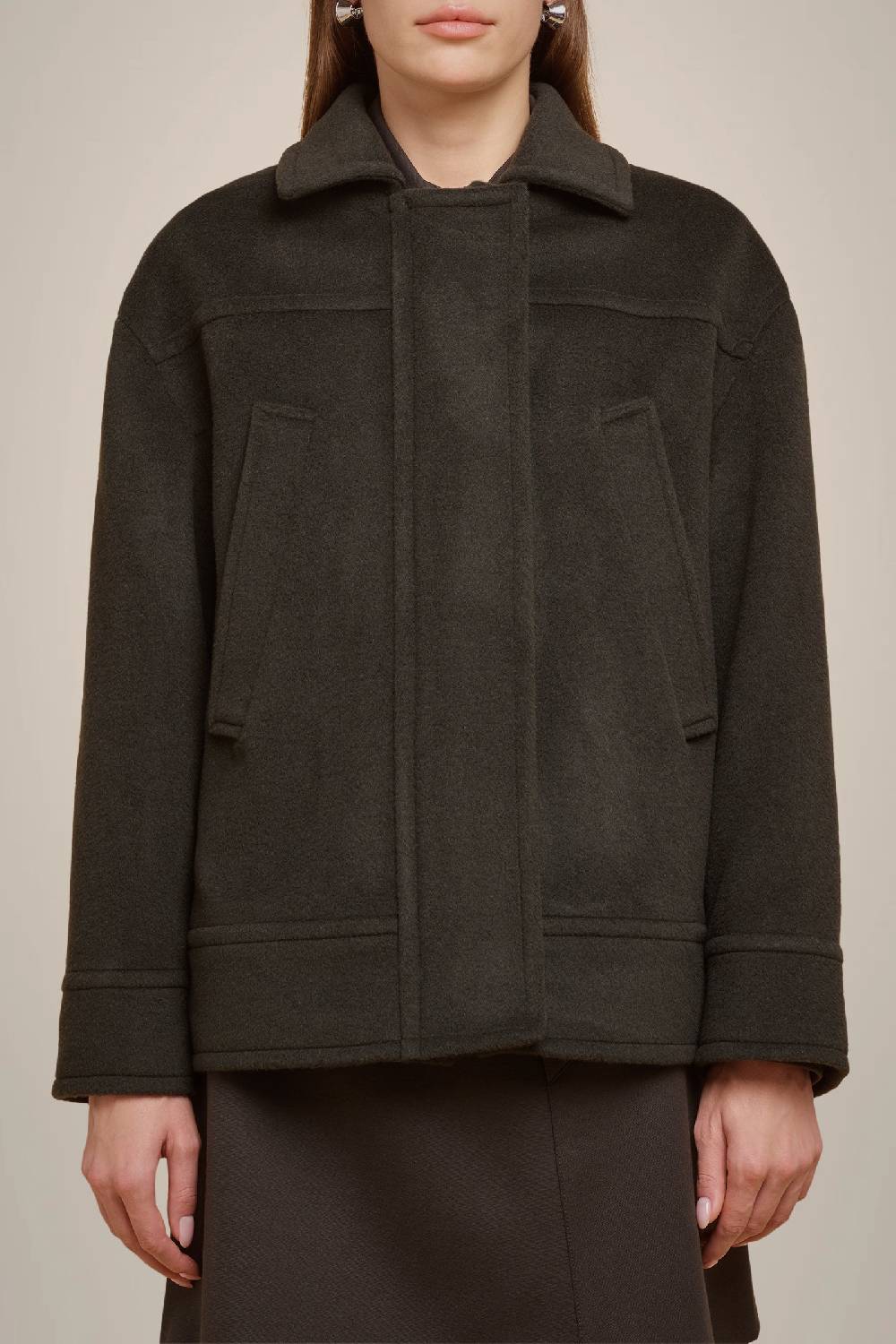 Liviana Conti GIACCA IN PANNO CASHMERE W4FF4WL45S89-0.38 In vendita