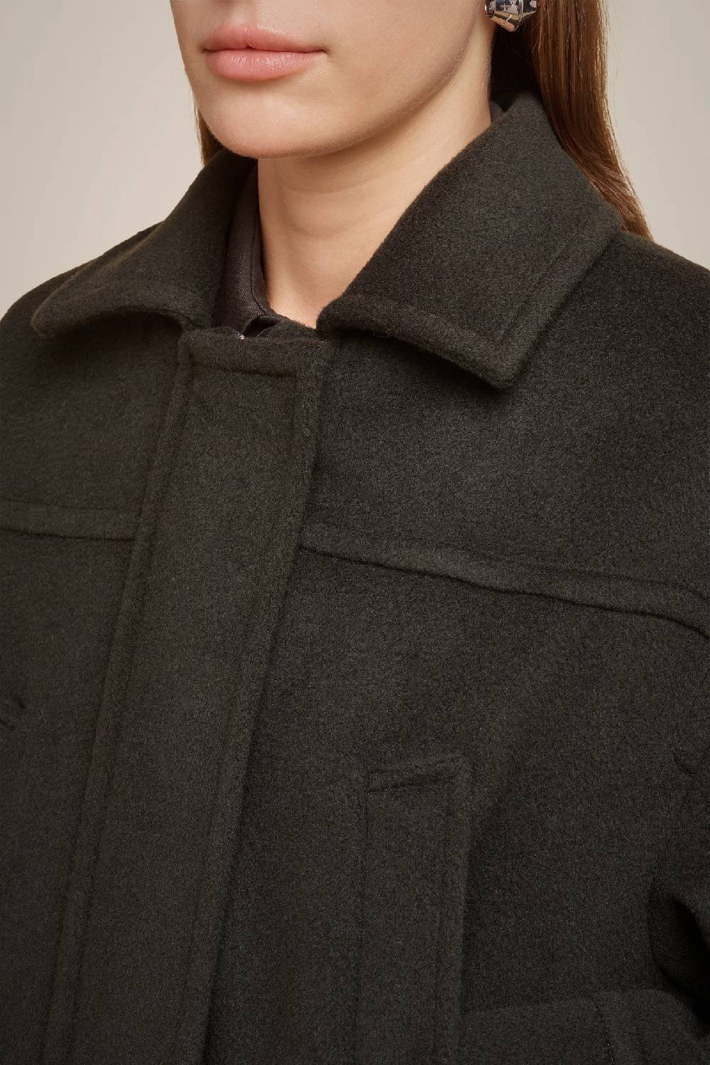 Liviana Conti GIACCA IN PANNO CASHMERE W4FF4WL45S89-0.38 In vendita