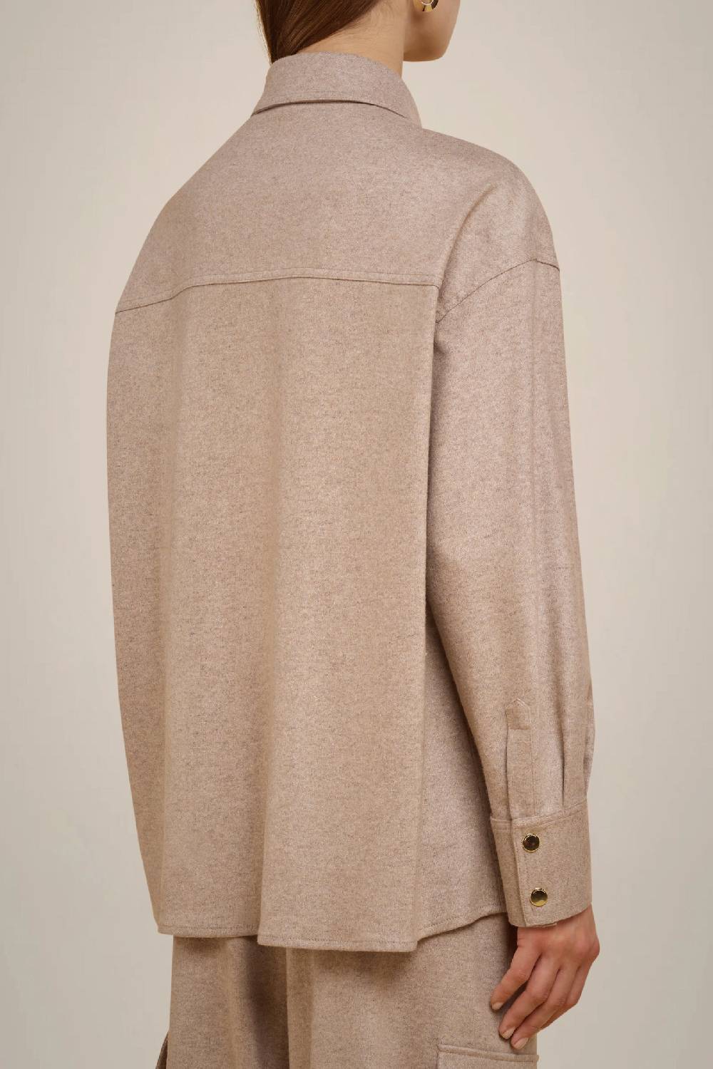 Liviana Conti CAMICIA IN PANNO CASHMERE W4FF4WN20W69-0.38 In Linea