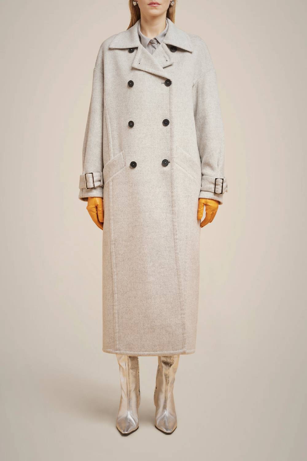 Liviana Conti CAPPOTTO DOPPIOPETTO 100% LANA W4FF4WW53X47-0.38 Qualità