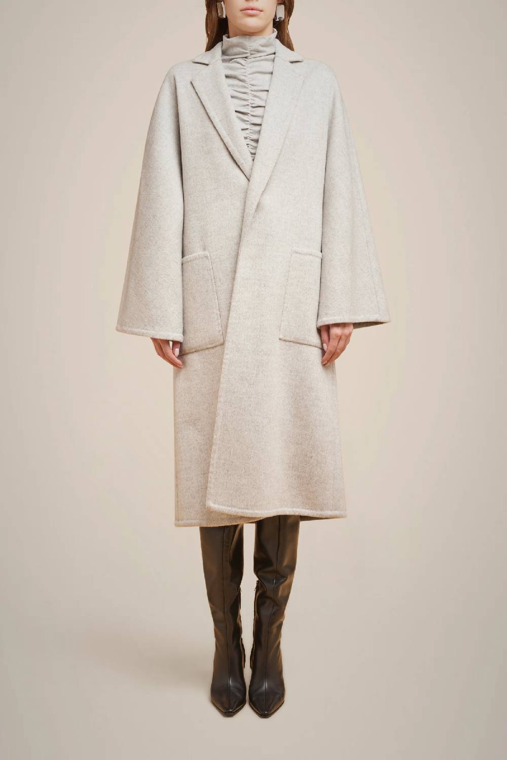 Liviana Conti CAPPOTTO MONOPETTO 100% LANA W4FF4WW52X47-0.40 Soddisfazione Garantita