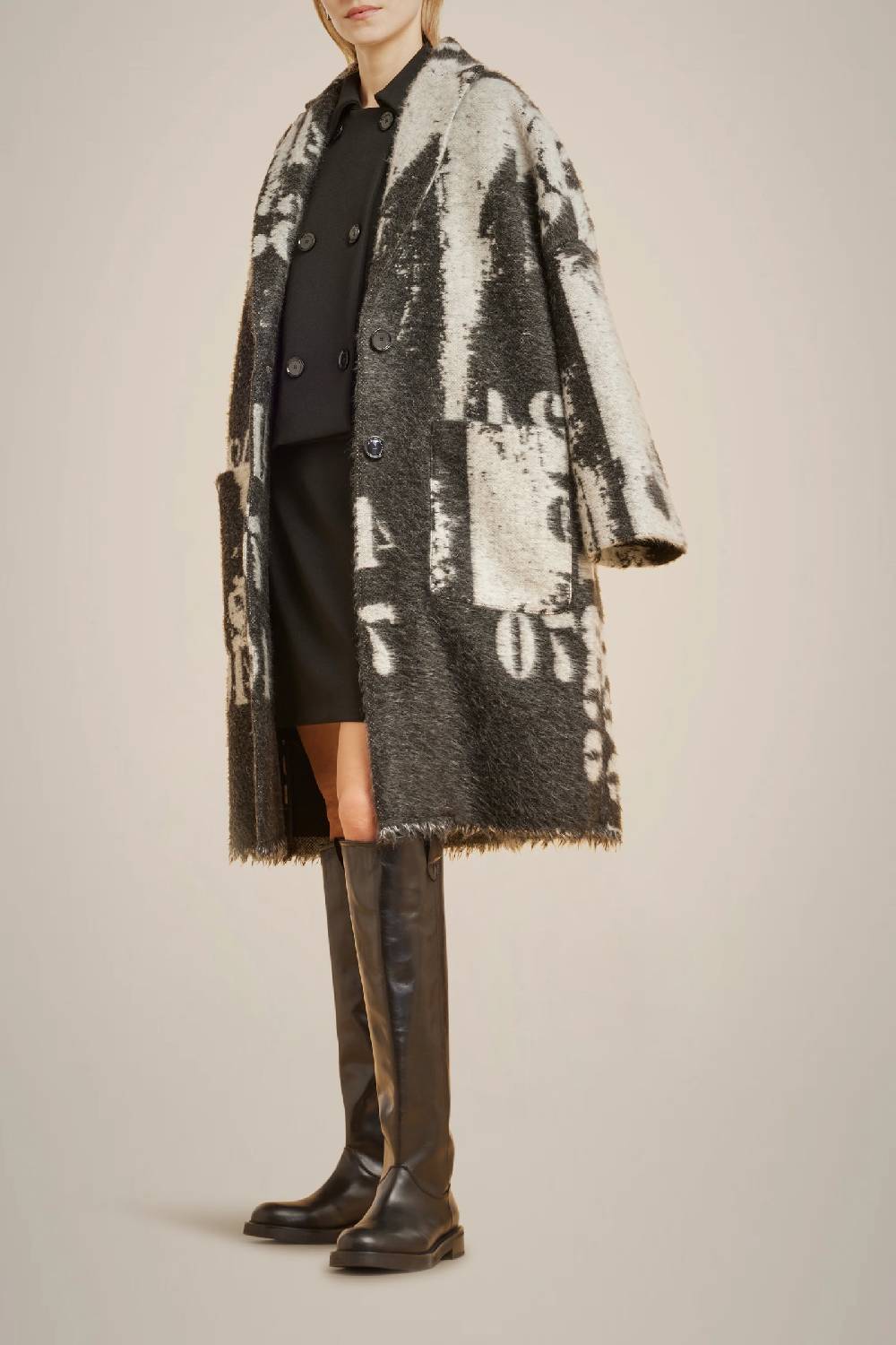 Liviana Conti CAPPOTTO MOHAIR GARZATO W4LL4WG72NUM-1.XS Offerta