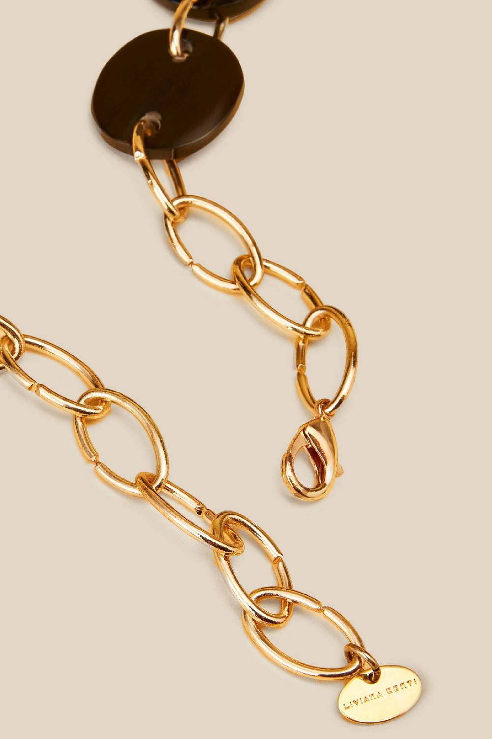 Liviana Conti COLLANA COMP.OVALI S4AA4SJ74HORN1.NR Italy