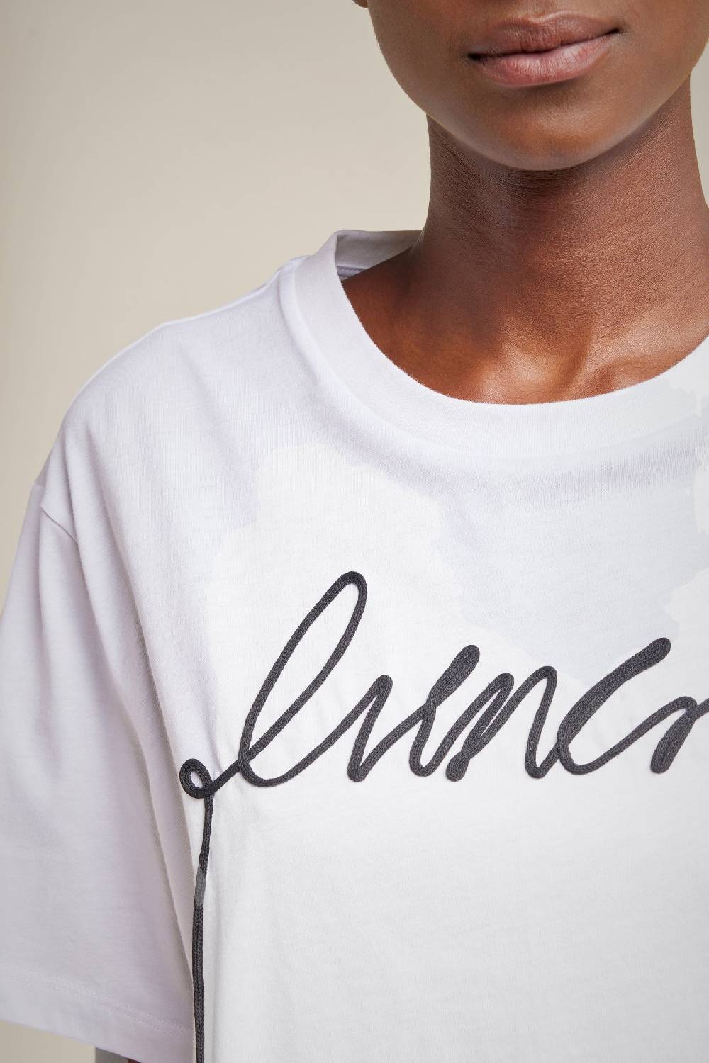 Liviana Conti T-SHIRT RICAMO S4LL4SW82A01-0.XS Promozione