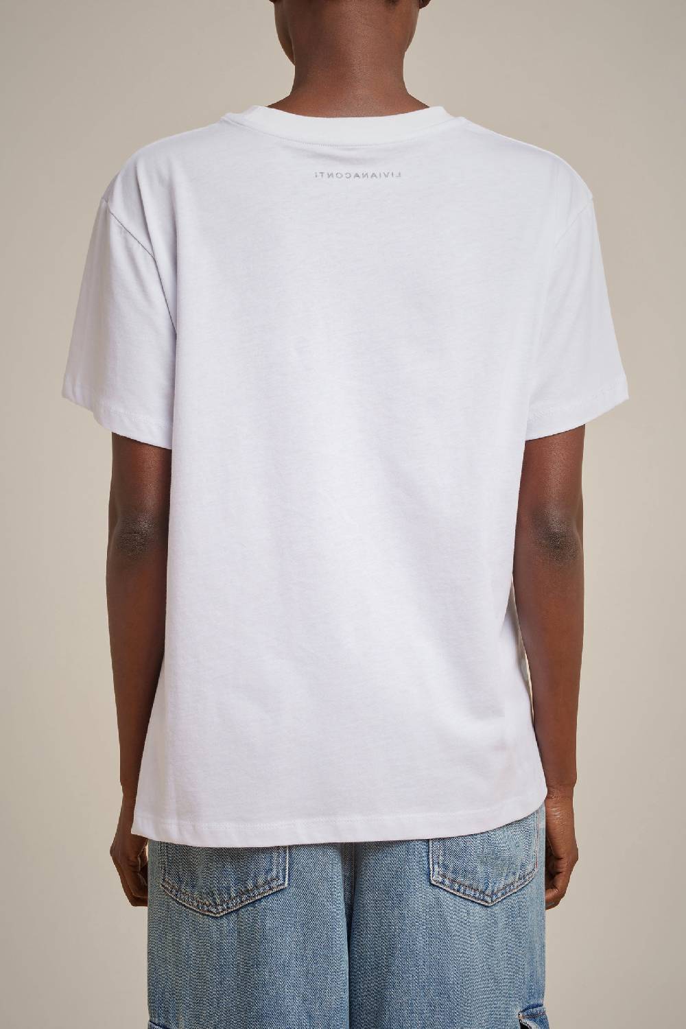 Liviana Conti T-SHIRT RICAMO S4LL4SW84A01-0.XS Offerte