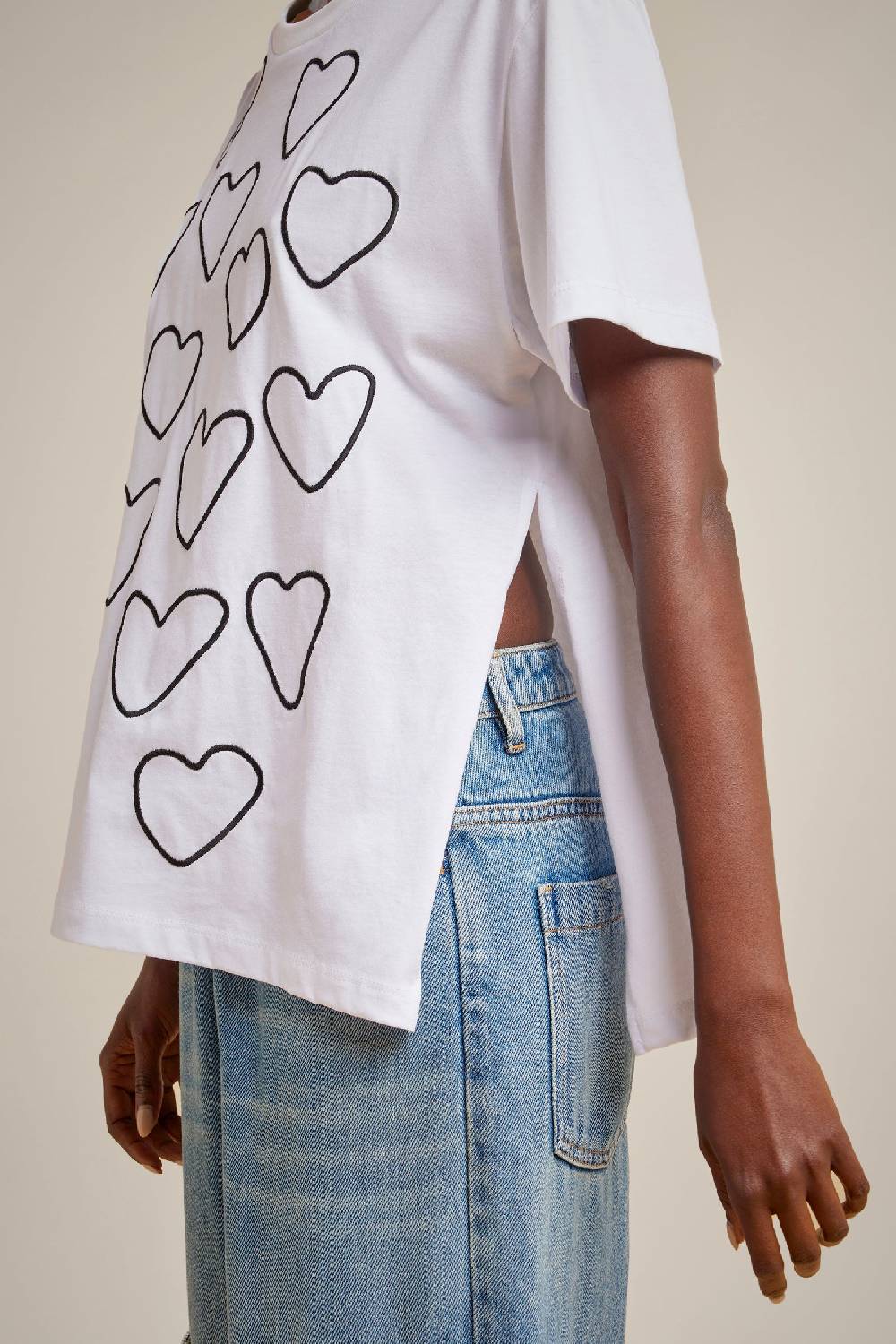 Liviana Conti T-SHIRT RICAMO S4LL4SW84A01-0.XS Offerte