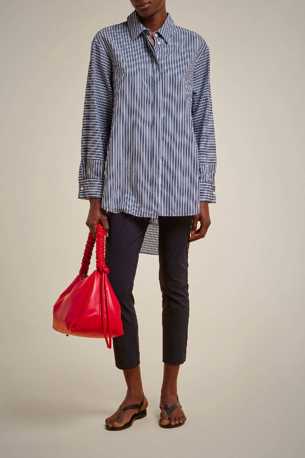 Liviana Conti CAMICIA OVER S4FF4SN05RIG99.42 Sostegno trimestrale