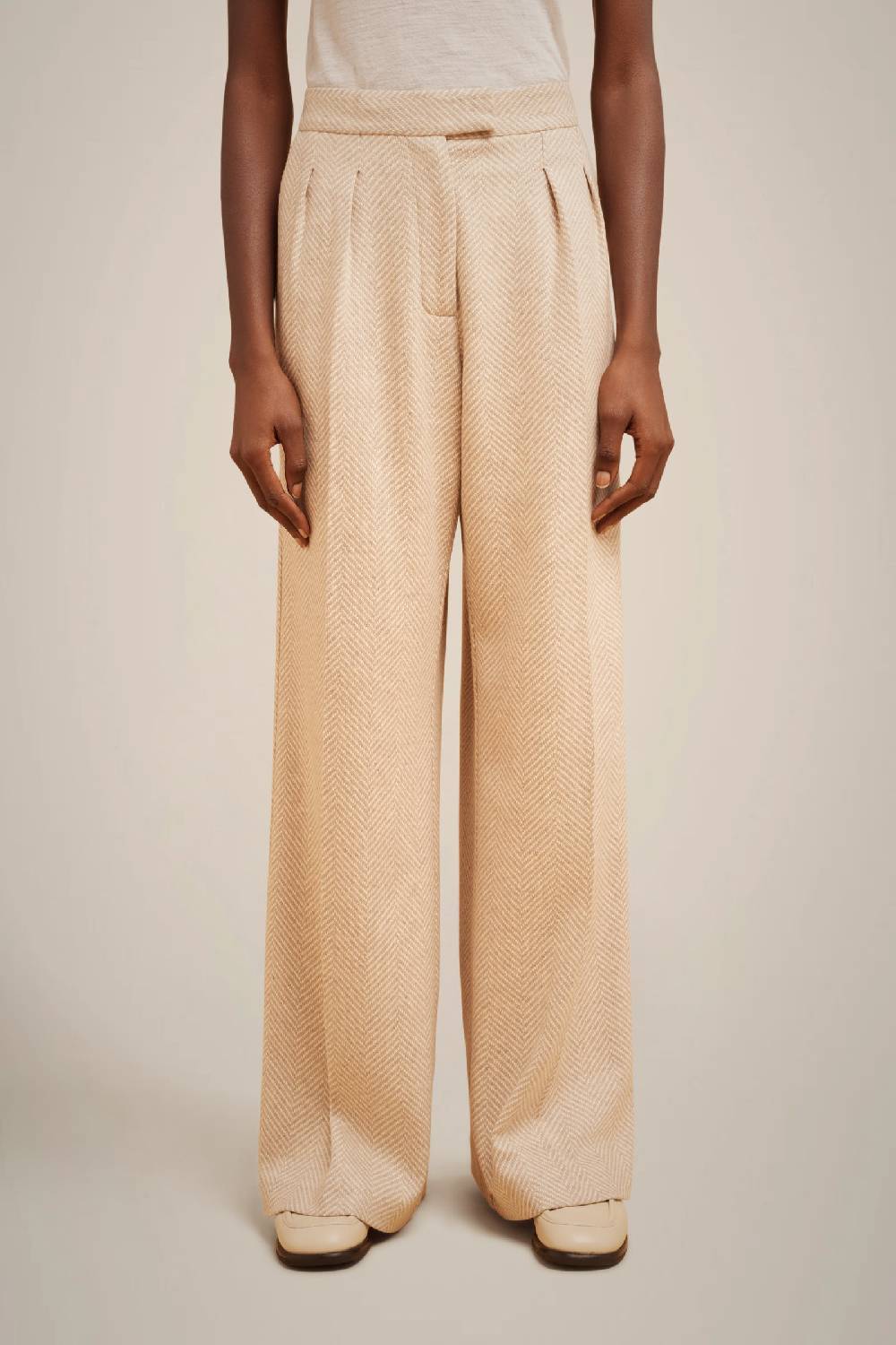 Liviana Conti PANTALONE PANNO CASHMERE W4FF4WL317-RSC.38 Offerta San Valentino