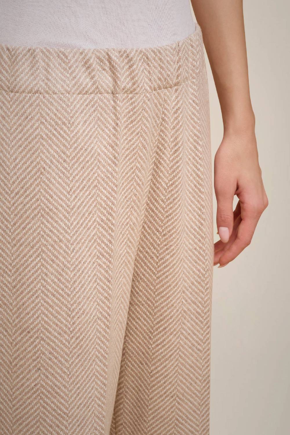 Liviana Conti PANTALONE CROP PANNO CASHMERE W4FF4WL417-RSC.38 Nuovi prodotti