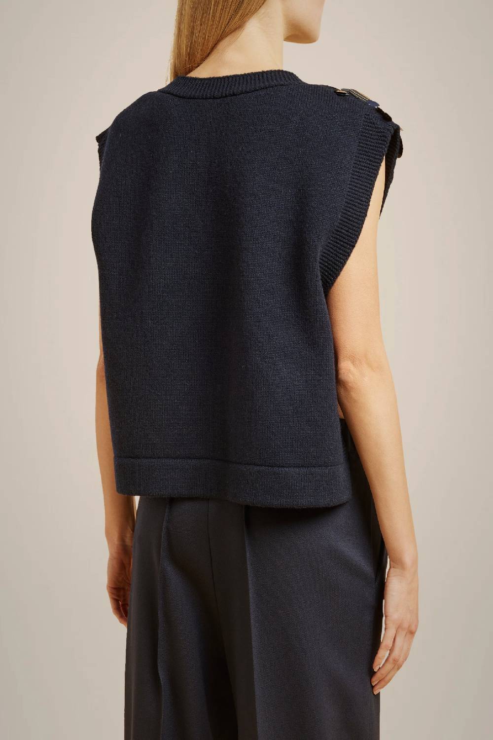 Liviana Conti GILET CON PAILLETTES IN CASHMERE RICICLATO W4LL4WC47N08-0.XS Only for today