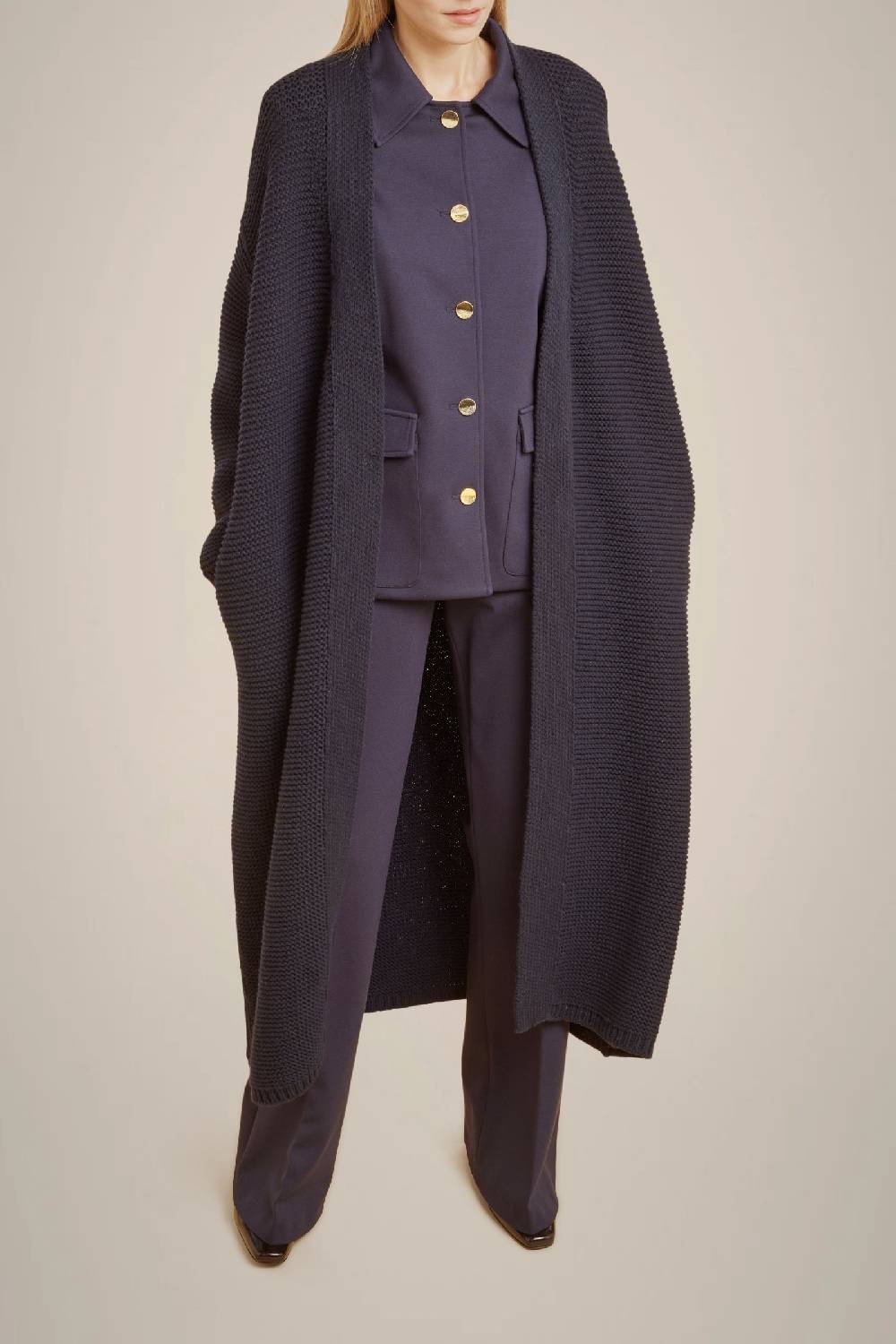Liviana Conti CARDIGAN IN CASHMERE RICICLATO W4LL4WC25N08-0.XS Super sconto