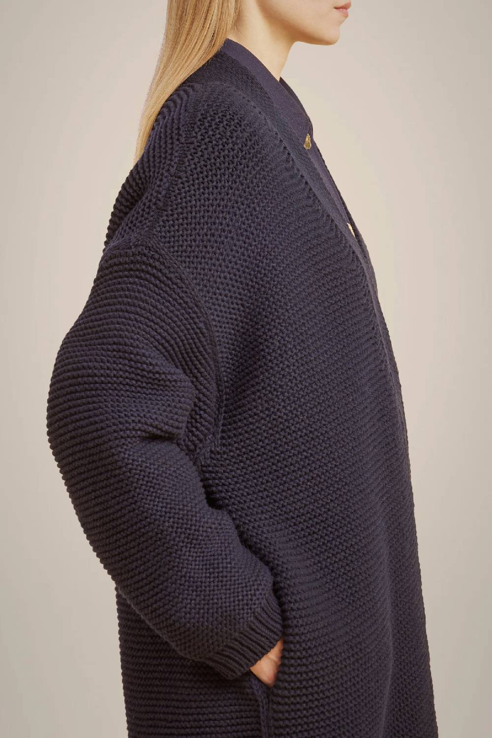 Liviana Conti CARDIGAN IN CASHMERE RICICLATO W4LL4WC25N08-0.XS Super sconto