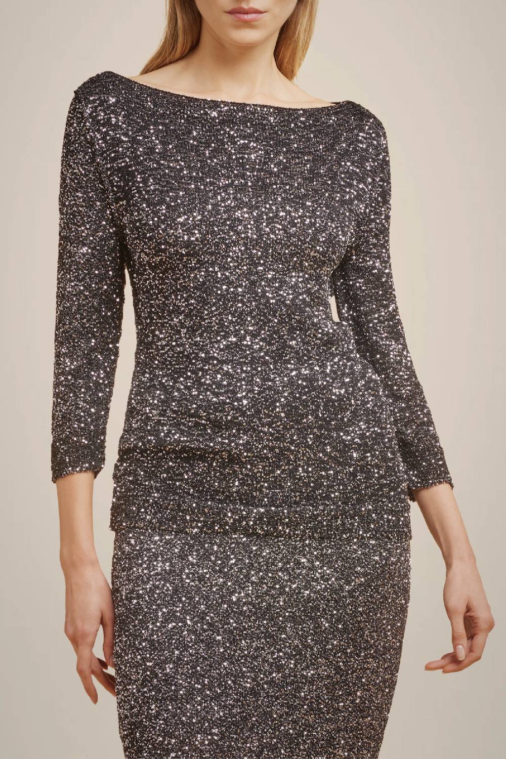Liviana Conti MAGLIA FULL PAILLETTES W4FF4WG35Y69Z2.XS Esporta salva