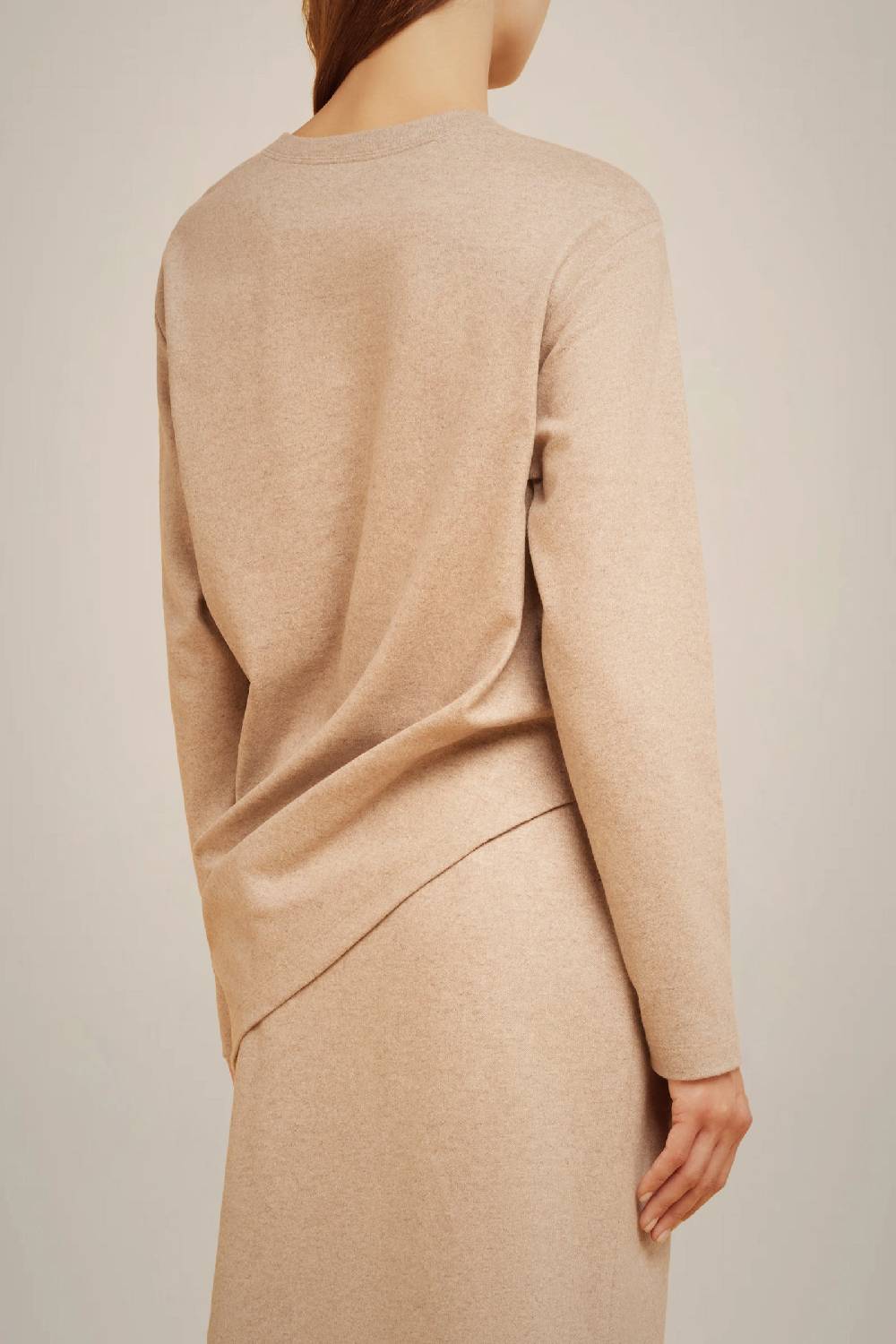 Liviana Conti BLUSA GIROCOLLO IN PANNO CASHMERE W4FF4WN08W69-0.38 Duty-free
