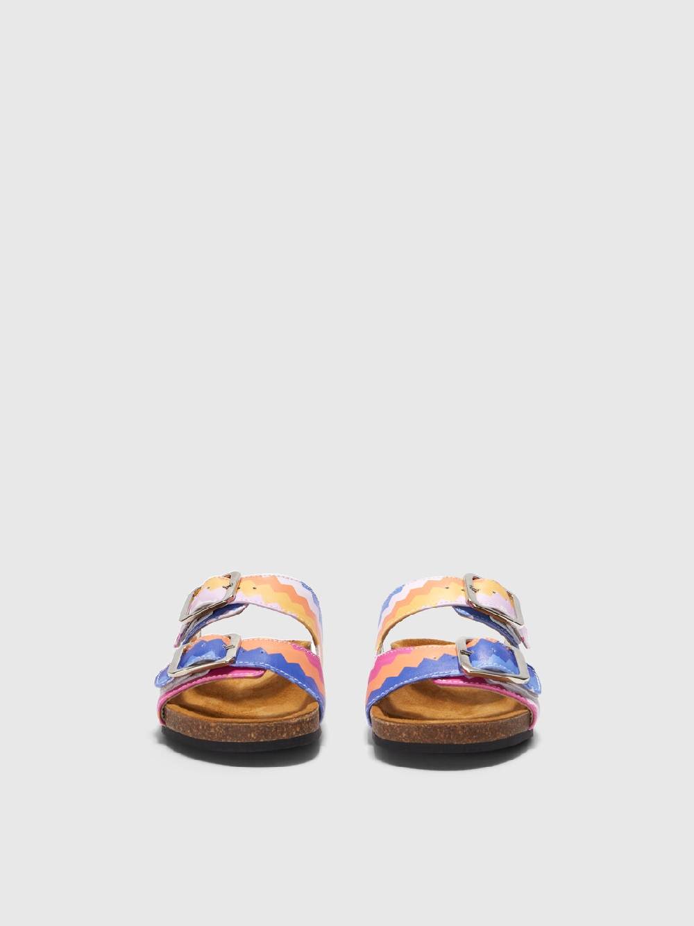 M Missoni Sandali con doppia fascia motivo chevron Nuovo