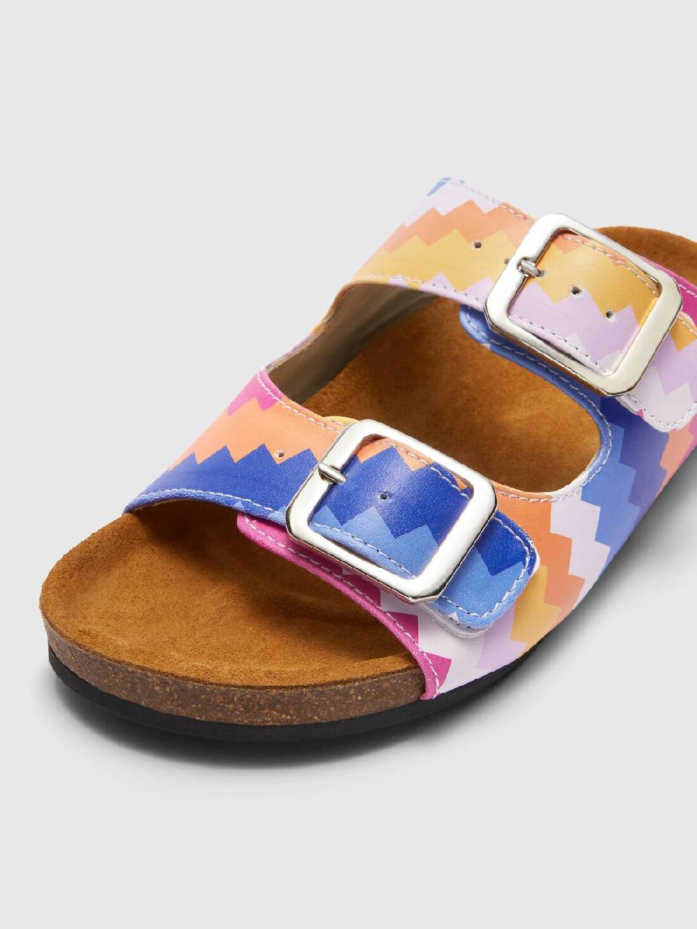 M Missoni Sandali con doppia fascia motivo chevron Nuovo