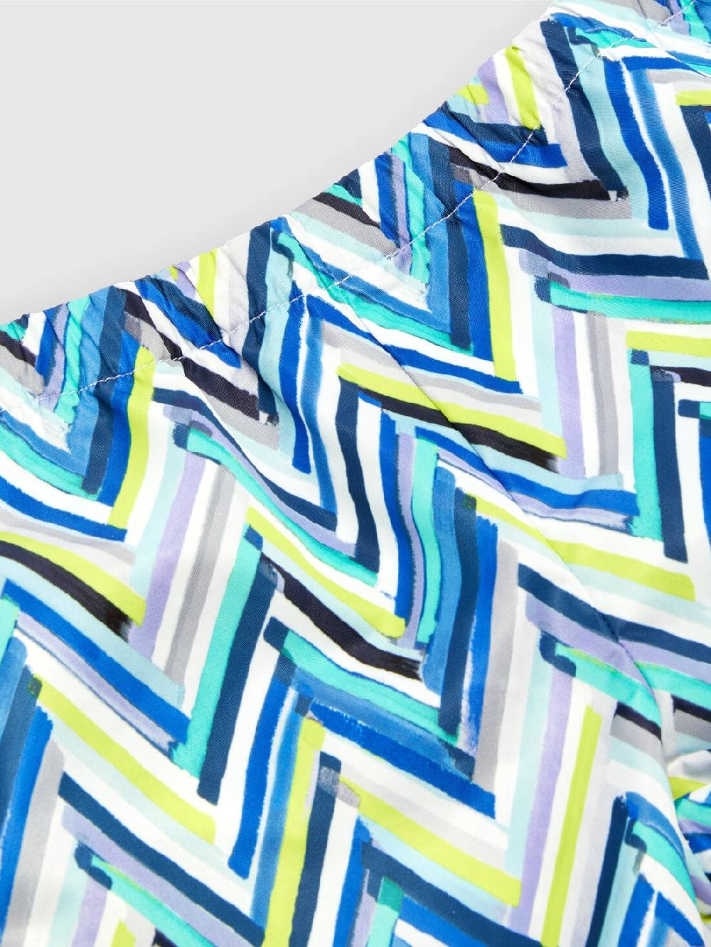 M Missoni Boxer mare con stampa zig zag e scritta logo Qualità