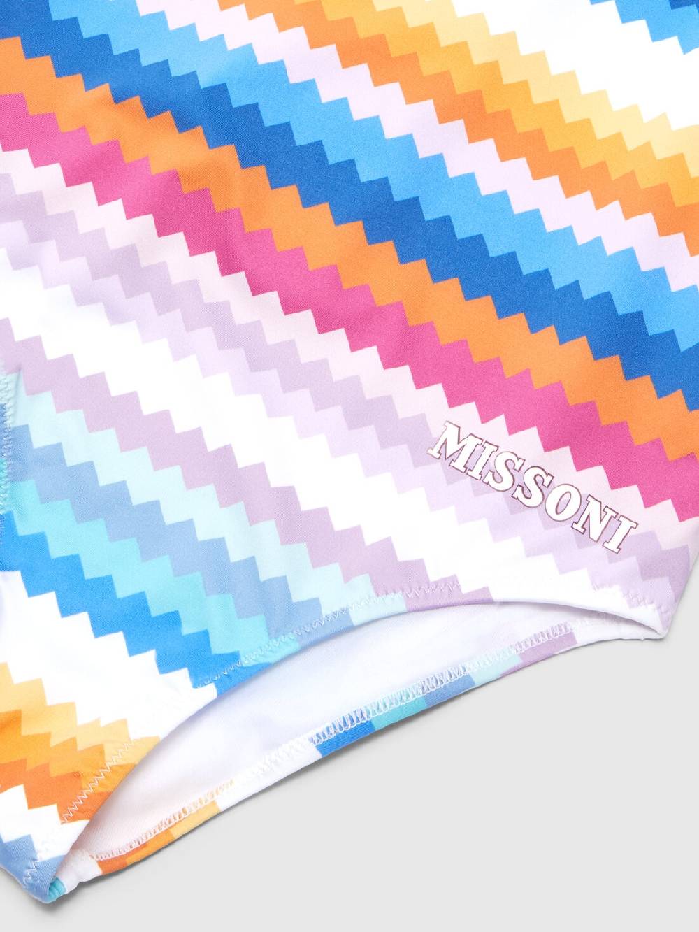 M Missoni Costume intero zig zag con scritta logo Qualità Garantita