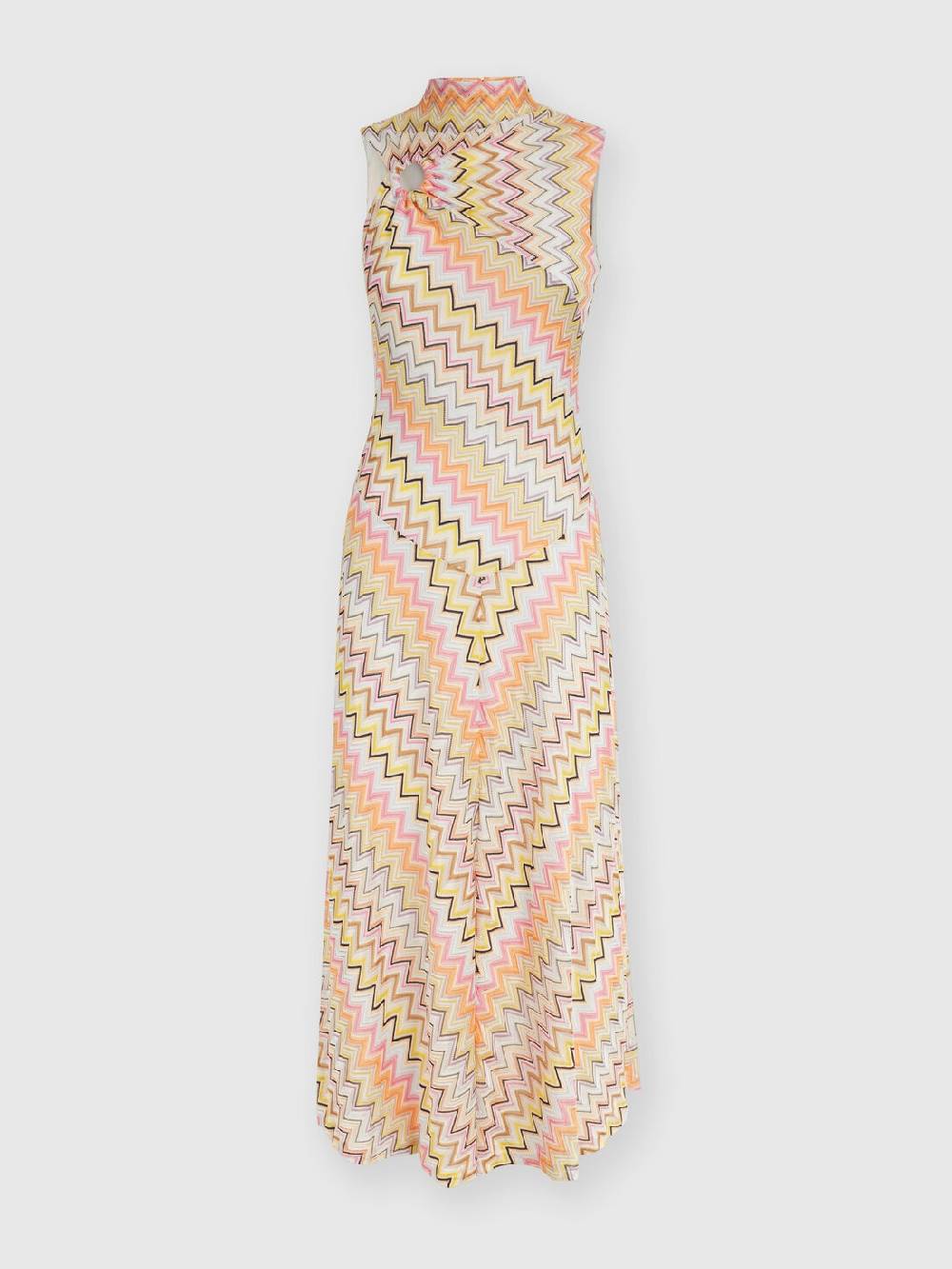 M Missoni Abito lungo senza maniche con scollatura arricciata Shopping Online
